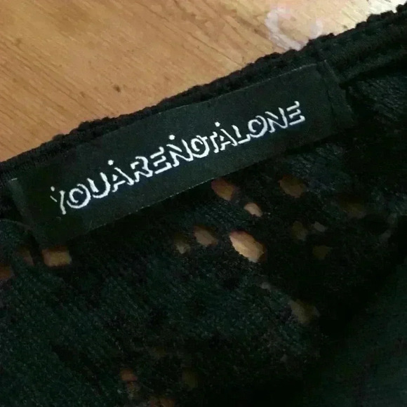 You are not alone black lace dress - Picture 8 of 8